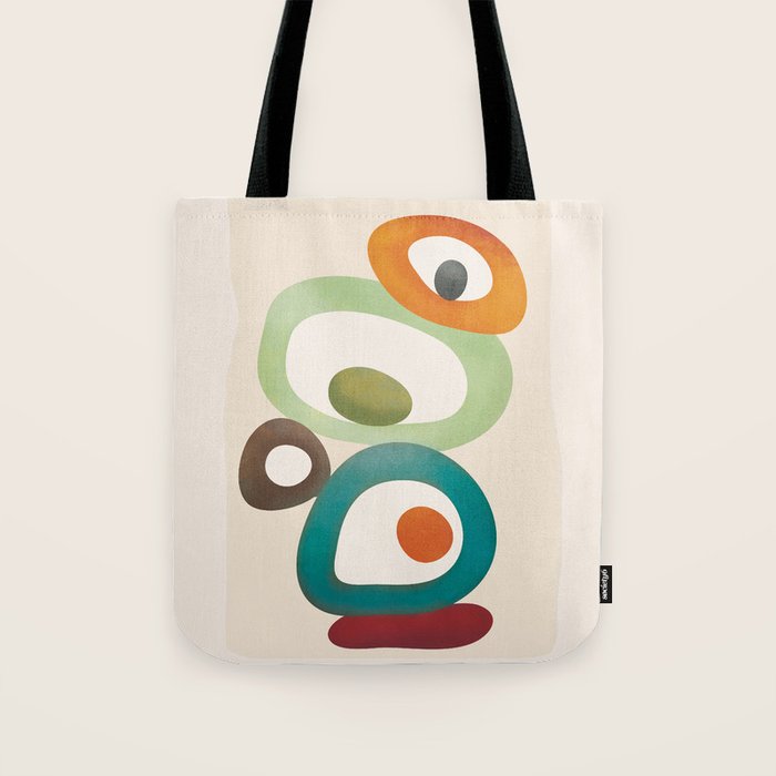 Mid-Century Modern Abstract Art 03 Tote Bag Gallery Image 1