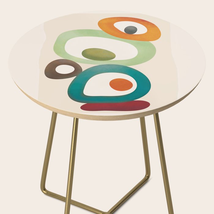 Mid-Century Modern Abstract Art 03 Side Table Gallery Image 2