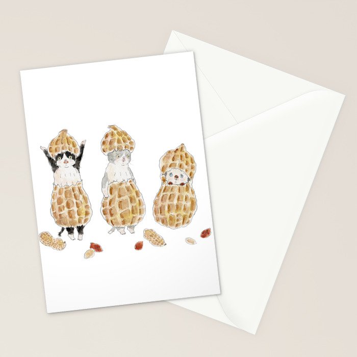 peanuts nyanco Stationery Card Gallery Image 2