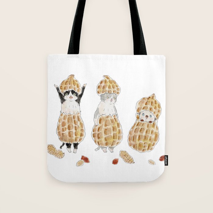 peanuts nyanco Tote Bag Gallery Image 1
