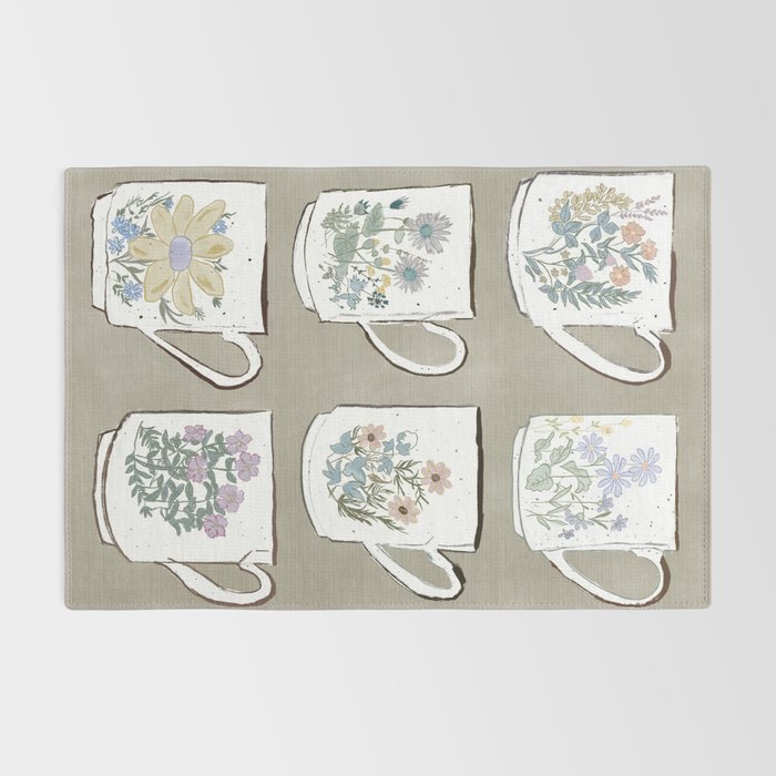 Coffee & Wildflowers Rug Gallery Image 2