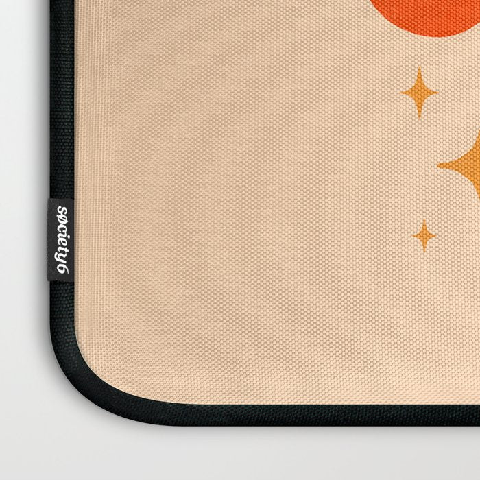 Yee Haw - Orange on Cream Laptop Sleeve Gallery Image 3