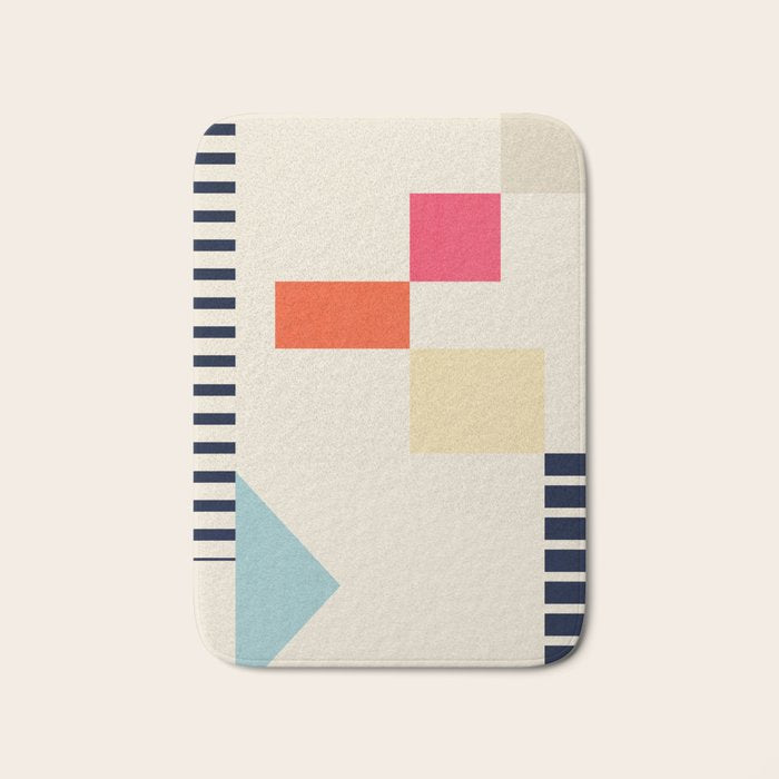 Minimal Geometric 211 Bath Mat Gallery Image 1