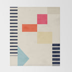 Minimal Geometric 211 Throw Blanket Gallery Image 2