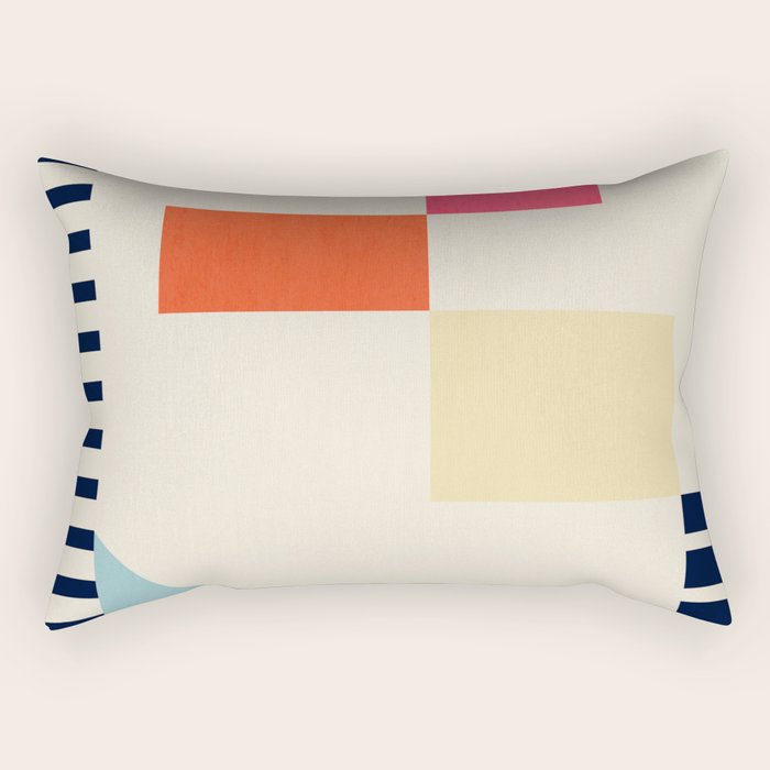 Minimal Geometric 211 Rectangular Pillow Gallery Image 2