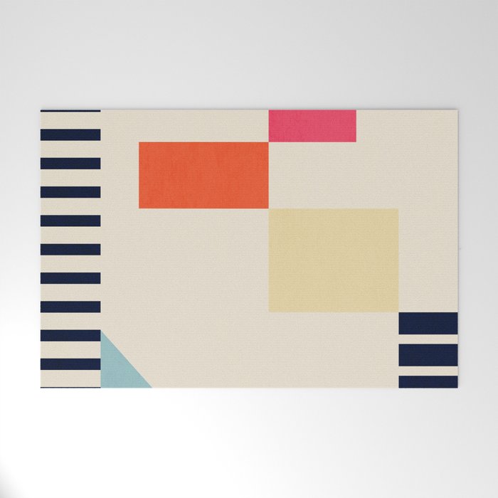 Minimal Geometric 211 Welcome Mat Gallery Image 1