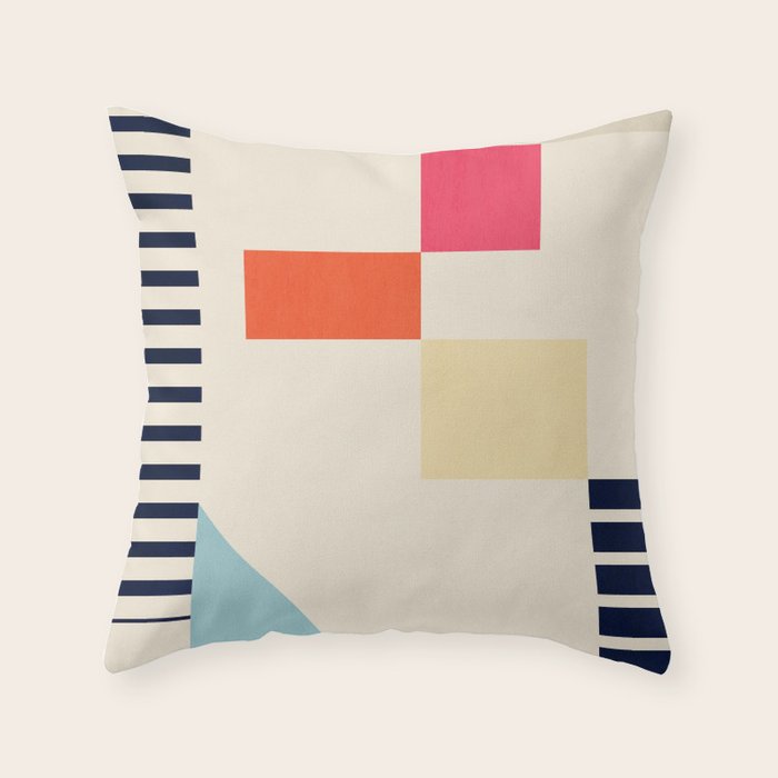 Minimal Geometric 211 Throw Pillow Gallery Image 6