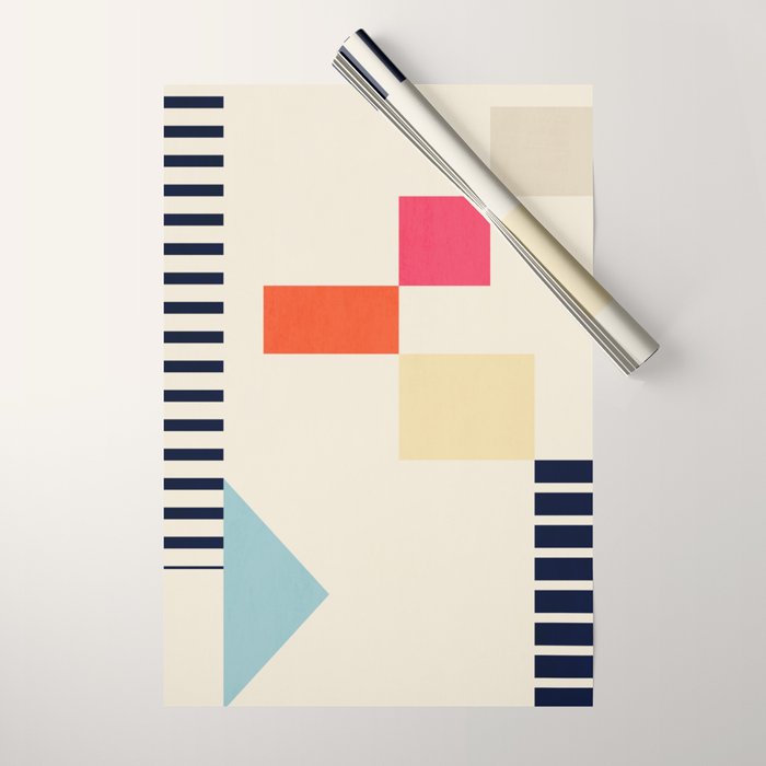 Minimal Geometric 211 Wrapping Paper Gallery Image 1