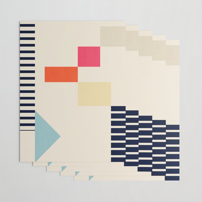 Minimal Geometric 211 Wrapping Paper Gallery Image 3