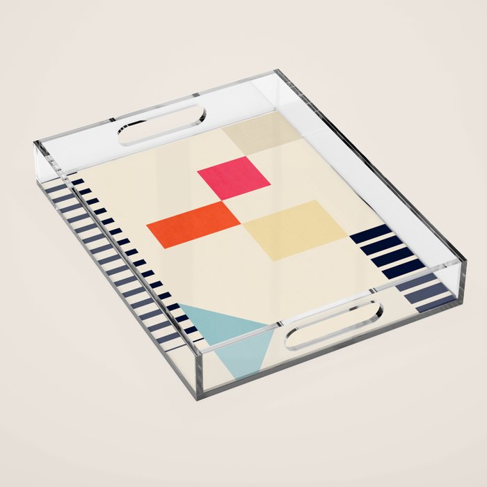 Minimal Geometric 211 Acrylic Tray Gallery Image 1