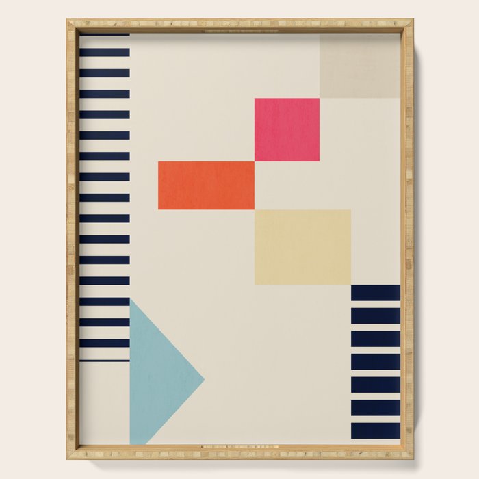 Minimal Geometric 211 Serving Tray Gallery Image 1