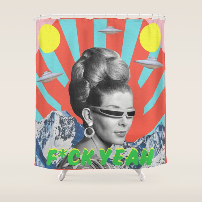 F*ck Yeah Shower Curtain Gallery Image 1