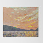Tom Thomson Smoke Lake Canadian Landscape Artist Throw Blanket Gallery Image 2