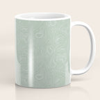 Sage Green Line Art Coffee Mug Gallery Image 1