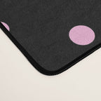 Dotted (Pink & Black Pattern) Desk Mat Gallery Image 4