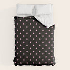 Dotted (Pink & Black Pattern) Comforter Gallery Image 6