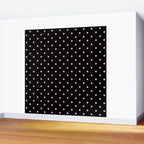 Dotted (Pink & Black Pattern) Wall Mural Gallery Image 2