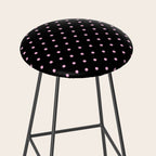 Dotted (Pink & Black Pattern) Stool Gallery Image 2