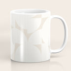 Contemporary Abstract Shapes - Neutral Off White Coffee Mug Gallery Image 1