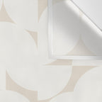 Contemporary Abstract Shapes - Neutral Off White Wall Tapestry Gallery Image 3