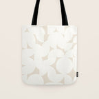Contemporary Abstract Shapes - Neutral Off White Tote Bag Gallery Image 1