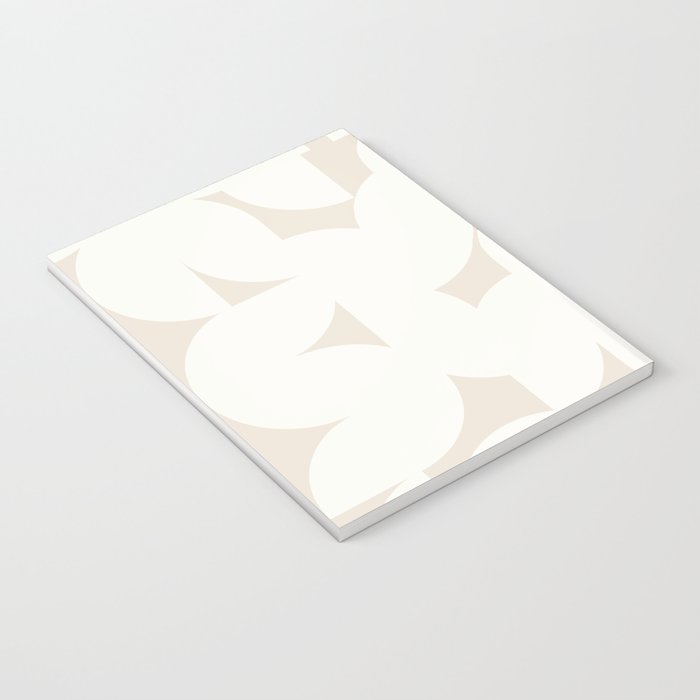 Contemporary Abstract Shapes - Neutral Off White Notebook Gallery Image 3