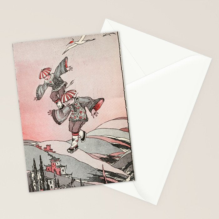 Art by Maurice "Jake" Day from "Wonder Tales from Tibet," 1922 Stationery Card Gallery Image 2