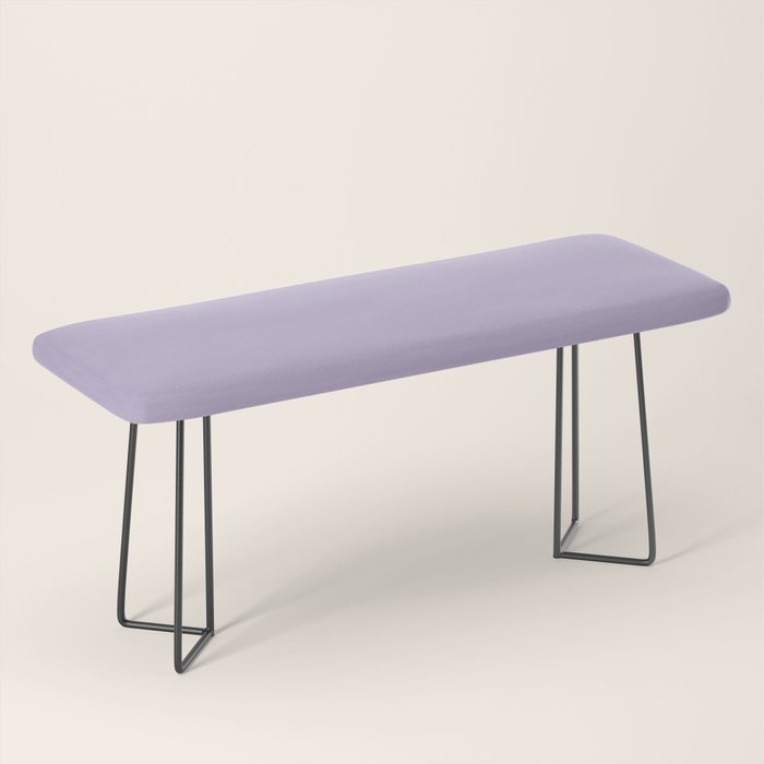 PASTEL LILAC Lavender Light Purple solid color Bench Gallery Image 1