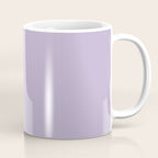 PASTEL LILAC Lavender Light Purple solid color Coffee Mug Gallery Image 1