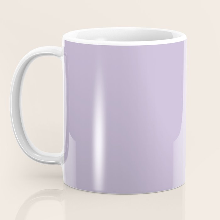 PASTEL LILAC Lavender Light Purple solid color Coffee Mug Gallery Image 3