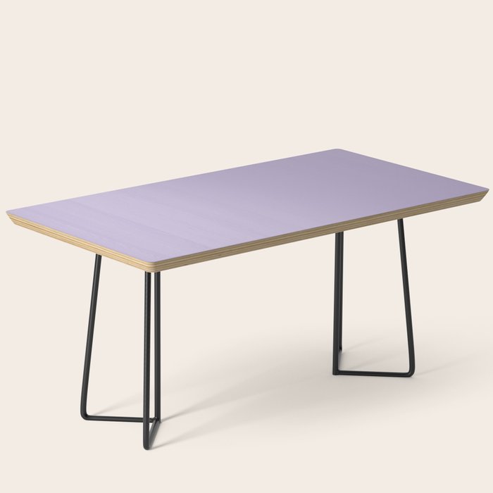 PASTEL LILAC Lavender Light Purple solid color Coffee Table Gallery Image 1