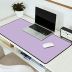 PASTEL LILAC Lavender Light Purple solid color Desk Mat Gallery Image 2