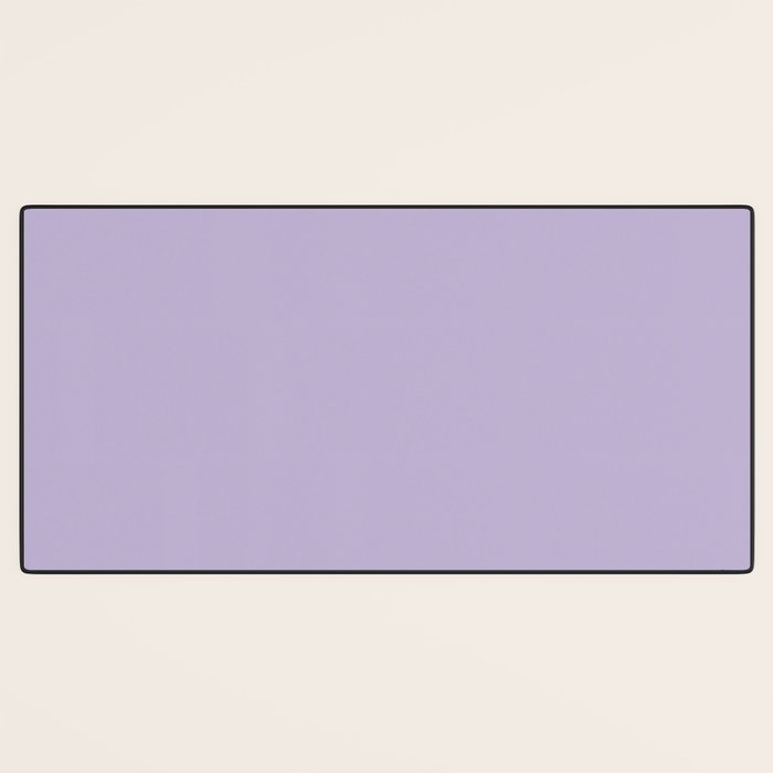 PASTEL LILAC Lavender Light Purple solid color Desk Mat Gallery Image 3
