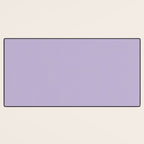 PASTEL LILAC Lavender Light Purple solid color Desk Mat Gallery Image 3