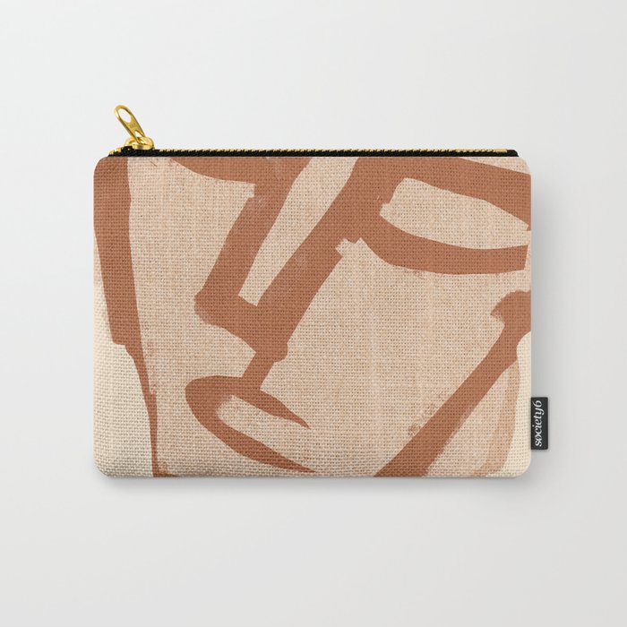 Abstract Face 90 Carry All Pouch Gallery Image 1