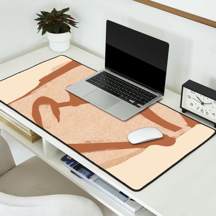 Abstract Face 90 Desk Mat Gallery Image 2