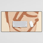 Abstract Face 90 Desk Mat Gallery Image 1