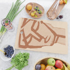 Abstract Face 90 Cutting Board Gallery Image 2