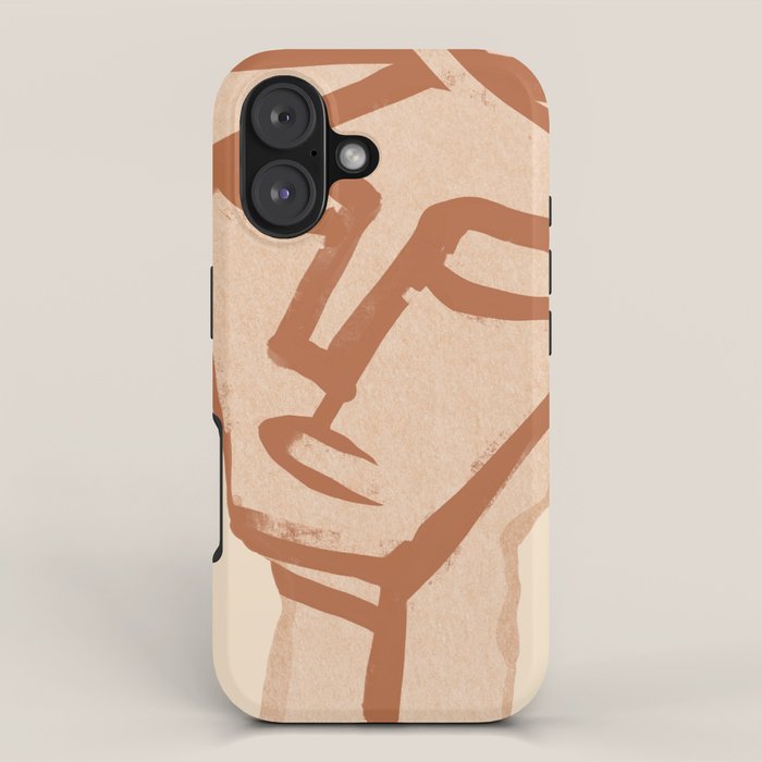 Abstract Face 90 iPhone Case Gallery Image 1