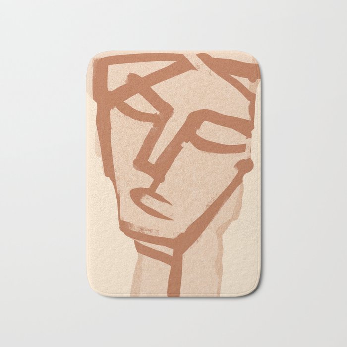 Abstract Face 90 Bath Mat Gallery Image 1
