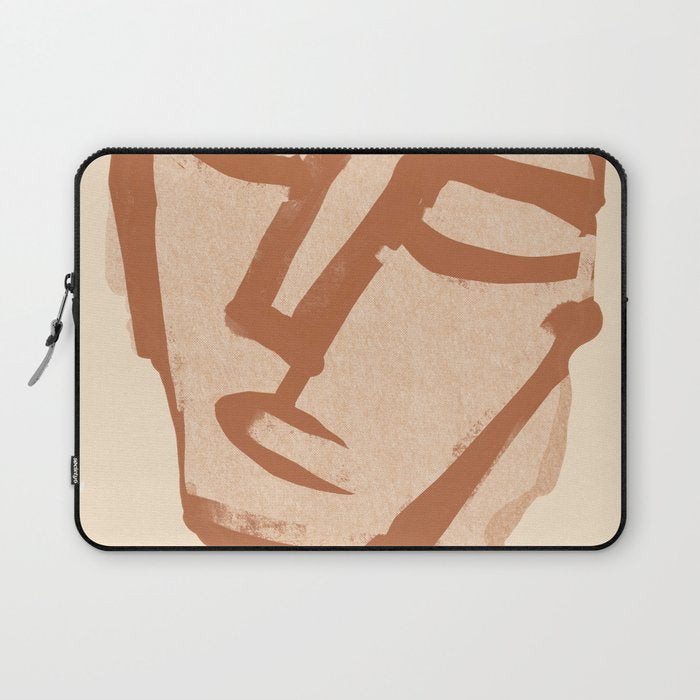 Abstract Face 90 Laptop Sleeve Gallery Image 1