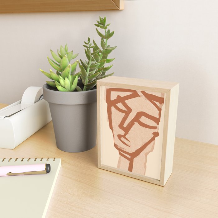 Abstract Face 90 Mini Art Print Gallery Image 2