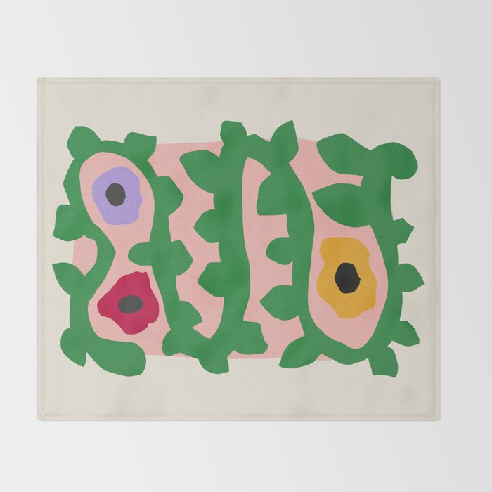 Flower Market I: Paris | Matisse Edition Throw Blanket Gallery Image 2