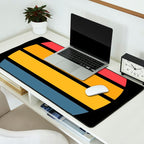 Retro Stripes Circle - Enko Desk Mat Gallery Image 2
