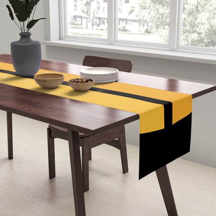Retro Stripes Circle - Enko Table Runner Gallery Image 2