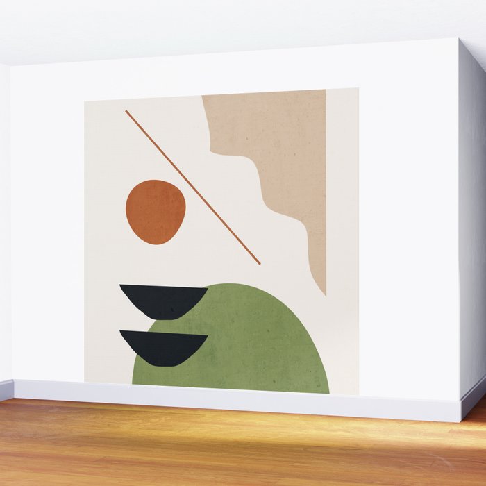 Abstract Art / Shapes 32 Wall Mural Gallery Image 2