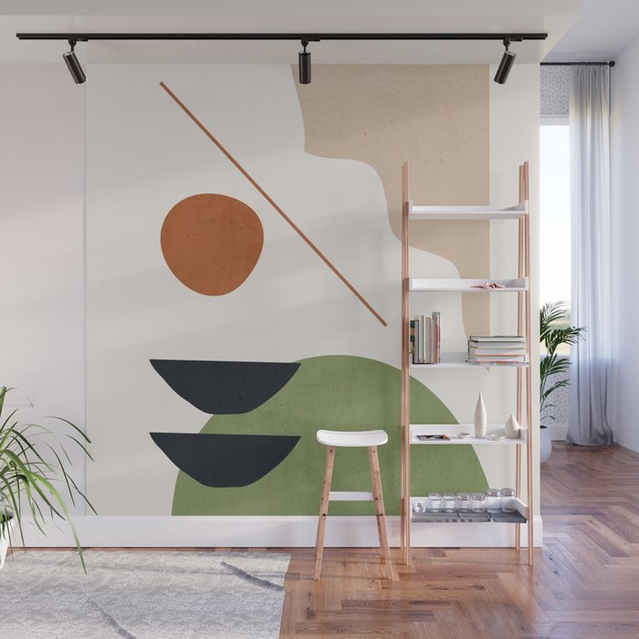 Abstract Art / Shapes 32 Wall Mural Gallery Image 1