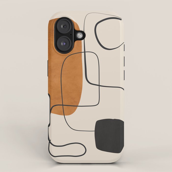 Abstract Minimal Shapes 137 iPhone Case Gallery Image 1