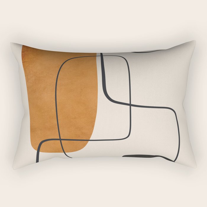 Abstract Minimal Shapes 137 Rectangular Pillow Gallery Image 2