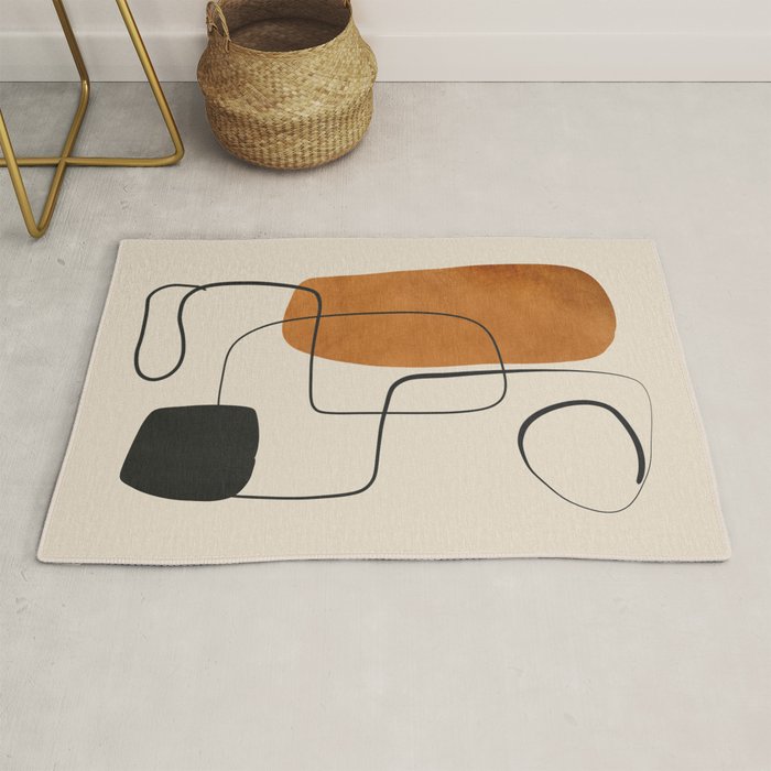 Abstract Minimal Shapes 137 Rug Gallery Image 1